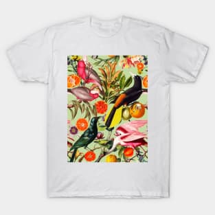 Floral and Birds XXXVII T-Shirt